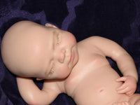 Thumbnail for pink polka dot 13 inch doll clothes, Silicone Baby Doll Full Body Reborn Preemie 13 inch 2.3lbs Platinum Silicone Dolls Realistic Real Lifelike Weighted Babies Ecoflex Bathtub Baby