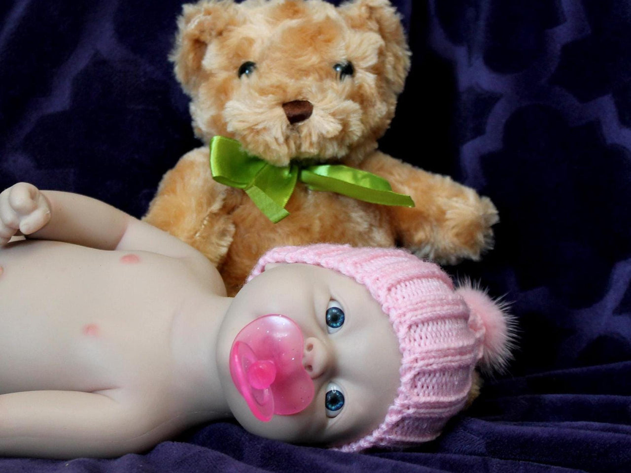 Full Silicone Doll Squishy Body Reborn Platinum Silicone Dolls Realistic Newborn Real Lifelike Weighted Babies Bathtub Baby 14 inches 3.5 pounds