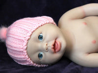 Thumbnail for Full Silicone Doll Squishy Body Reborn Platinum Silicone Dolls Realistic Newborn Real Lifelike Weighted Babies Bathtub Baby 14 inches 3.5 pounds
