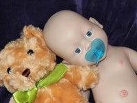 Thumbnail for Full Silicone Doll Squishy Body Reborn Platinum Silicone Dolls Realistic Newborn Real Lifelike Weighted Babies Bathtub Baby 14 inches 3.5 pounds