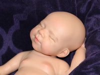 Thumbnail for pink polka dot 13 inch doll clothes, Silicone Baby Doll Full Body Reborn Preemie 13 inch 2.3lbs Platinum Silicone Dolls Realistic Real Lifelike Weighted Babies Ecoflex Bathtub Baby