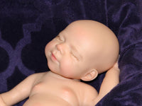 Thumbnail for pink polka dot 13 inch doll clothes, Silicone Baby Doll Full Body Reborn Preemie 13 inch 2.3lbs Platinum Silicone Dolls Realistic Real Lifelike Weighted Babies Ecoflex Bathtub Baby