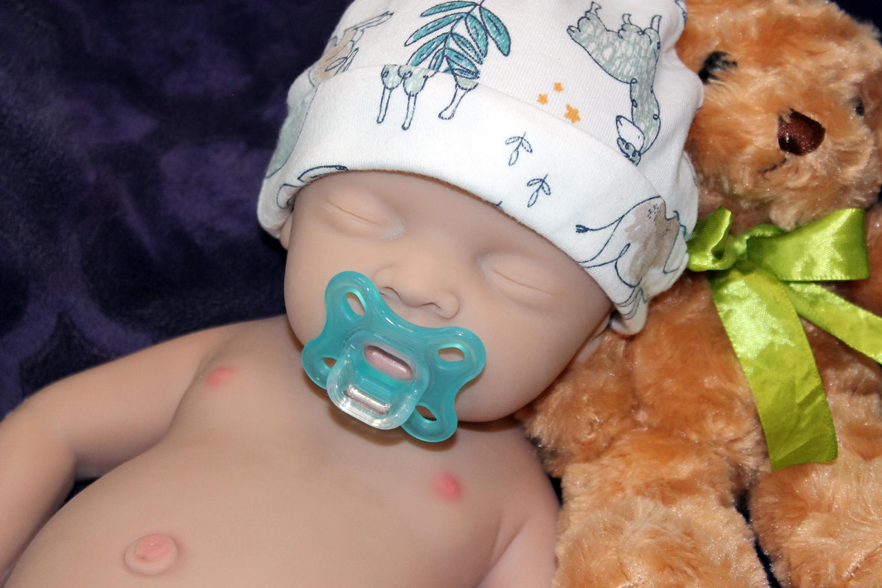 Full Silicone Doll Squishy Body Reborn Platinum Silicone Dolls Realistic Newborn Real Lifelike Weighted Babies Bathtub Baby 18" 6.7 pounds