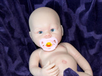 Thumbnail for Preemie Silicone Dolls Realistic Real Lifelike Micro Mini Baby Doll Full Body Reborn 12 inch 2.1lbs Platinum Weighted Babies Ecoflex Bathtub Fun