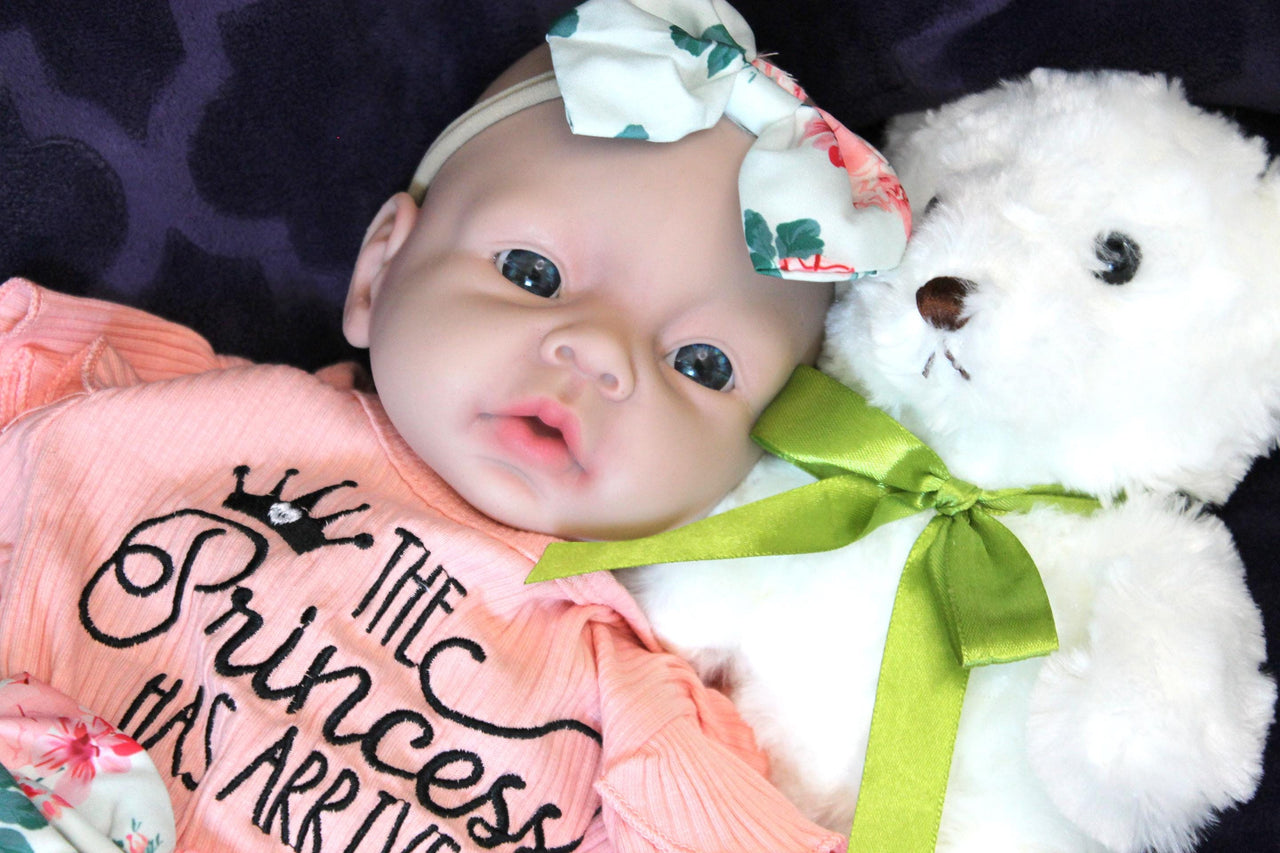 Full Silicone Doll 7.3 Pounds 19 inch Squishy Body Ready To Ship Reborn Platinum Silicone Dolls Realistic Real Lifelike Weighted Babies New