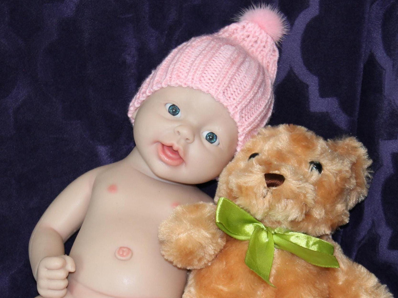 Full Silicone Doll Squishy Body Reborn Platinum Silicone Dolls Realistic Newborn Real Lifelike Weighted Babies Bathtub Baby 14 inches 3.5 pounds