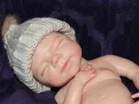 Thumbnail for pink polka dot 13 inch doll clothes, Silicone Baby Doll Full Body Reborn Preemie 13 inch 2.3lbs Platinum Silicone Dolls Realistic Real Lifelike Weighted Babies Ecoflex Bathtub Baby