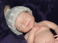 Thumbnail for pink polka dot 13 inch doll clothes, Silicone Baby Doll Full Body Reborn Preemie 13 inch 2.3lbs Platinum Silicone Dolls Realistic Real Lifelike Weighted Babies Ecoflex Bathtub Baby