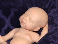 Thumbnail for pink polka dot 13 inch doll clothes, Silicone Baby Doll Full Body Reborn Preemie 13 inch 2.3lbs Platinum Silicone Dolls Realistic Real Lifelike Weighted Babies Ecoflex Bathtub Baby