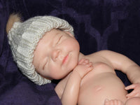 Thumbnail for pink polka dot 13 inch doll clothes, Silicone Baby Doll Full Body Reborn Preemie 13 inch 2.3lbs Platinum Silicone Dolls Realistic Real Lifelike Weighted Babies Ecoflex Bathtub Baby