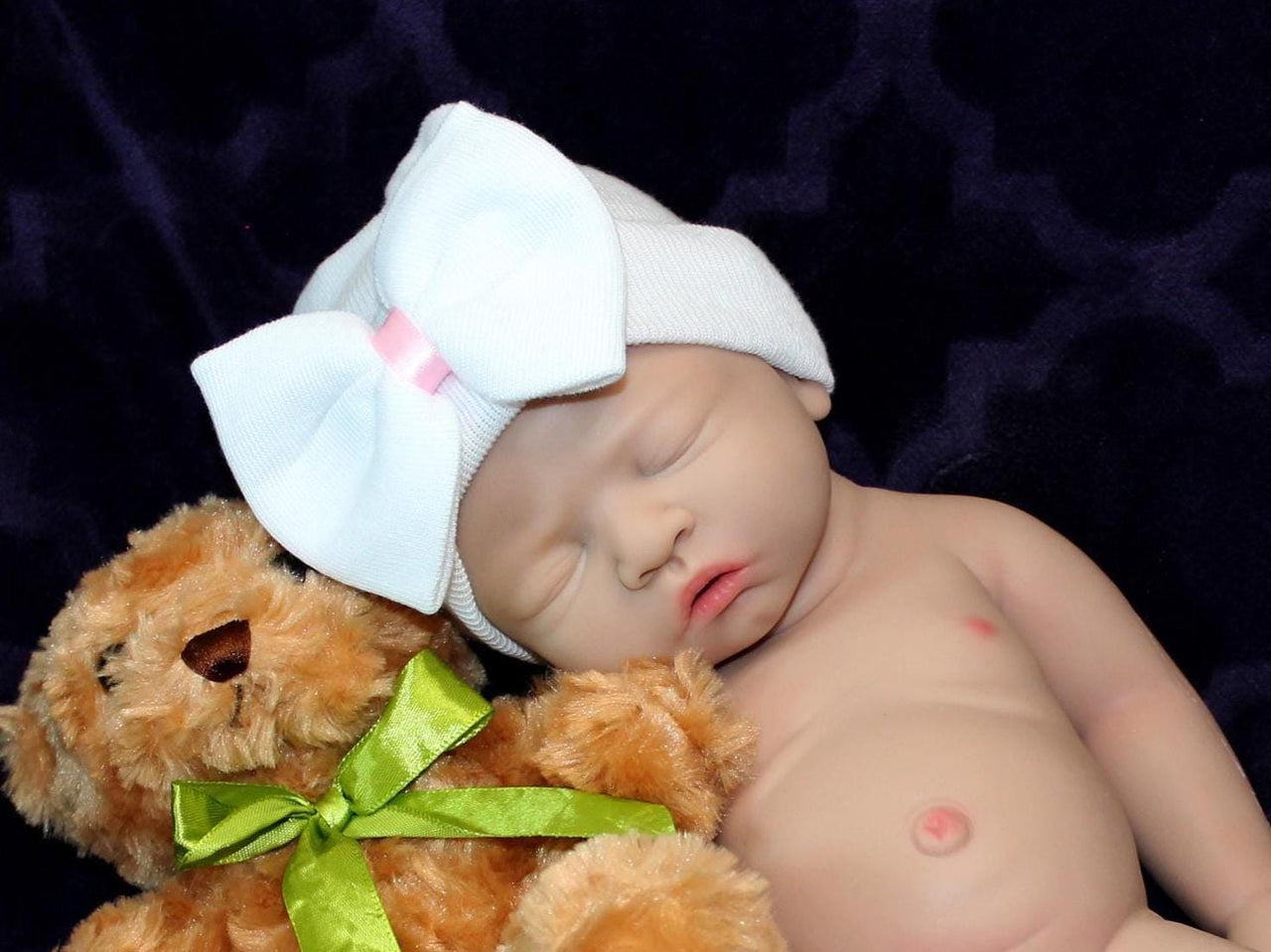 Full Silicone Doll, Platinum Silicone Dolls that take a pacifier and a bottle 17 inches 5.6 pounds