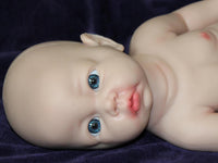Thumbnail for Full Silicone Doll Squishy Body Reborn Platinum Silicone Dolls Realistic Newborn Real Lifelike Weighted Babies Bathtub Baby 17 inches 5.3 pounds