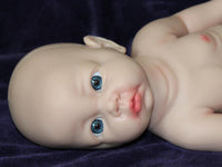 Thumbnail for Full Silicone Doll Squishy Body Reborn Platinum Silicone Dolls Realistic Newborn Real Lifelike Weighted Babies Bathtub Baby 17 inches 5.3 pounds