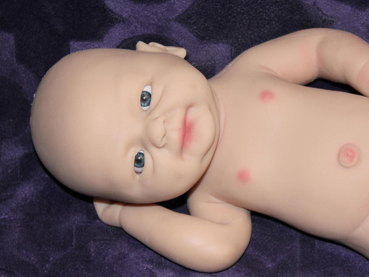 Full Silicone Doll Squishy Body Reborn Platinum Silicone Dolls Realistic Newborn Real Lifelike Weighted Babies Bathtub Baby 14 inches 3.2 pounds