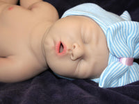 Thumbnail for Full Silicone Doll, Platinum Silicone Dolls that take a pacifier and a bottle 17 inches 5.6 pounds