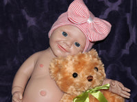 Thumbnail for Full Silicone Doll Squishy Body Reborn Platinum Silicone Dolls Realistic Newborn Real Lifelike Weighted Babies Bathtub Baby 18 inches 6 pounds