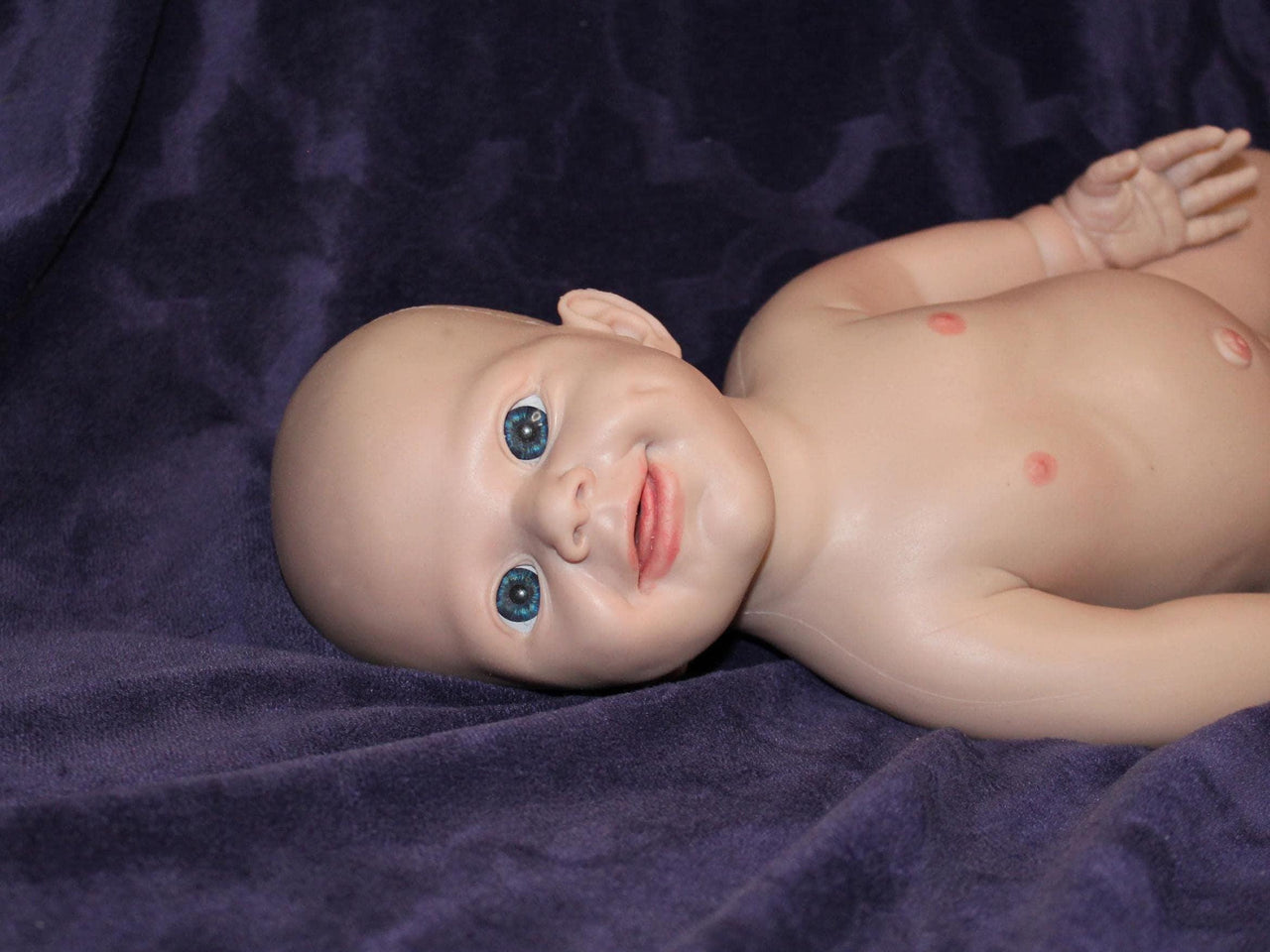 Full Silicone Doll Squishy Body Reborn Platinum Silicone Dolls Realistic Newborn Real Lifelike Weighted Babies Bathtub Baby 18 inches 6 pounds