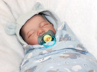 Thumbnail for Realistic Reborn Baby Doll: 19 Inch Handcrafted Vinyl, Weighted Cloth Body