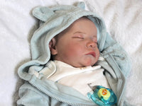 Thumbnail for Realistic Reborn Baby Doll: 19 Inch Handcrafted Vinyl, Weighted Cloth Body