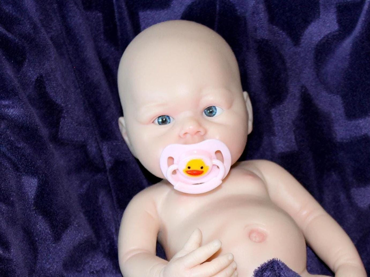 Preemie Silicone Dolls Realistic Real Lifelike Micro Mini Baby Doll Full Body Reborn 12 inch 2.1lbs Platinum Weighted Babies Ecoflex Bathtub Fun