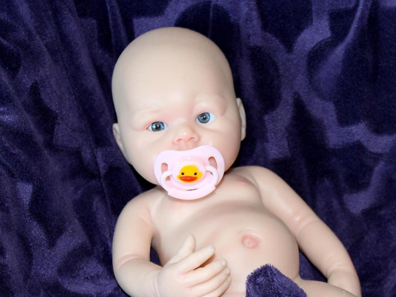 Preemie Silicone Dolls Realistic Real Lifelike Micro Mini Baby Doll Full Body Reborn 12 inch 2.1lbs Platinum Weighted Babies Ecoflex Bathtub Fun