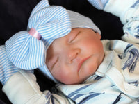 Thumbnail for Realistic Reborn Baby Doll: 19 Inch Handcrafted Vinyl, Weighted Cloth Body
