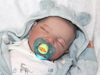 Thumbnail for Realistic Reborn Baby Doll: 19 Inch Handcrafted Vinyl, Weighted Cloth Body
