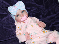 Thumbnail for Handmade reborn baby doll, 20-inch realistic newborn with detailed features, vinyl arms and legs, perfect lifelike collectible doll
