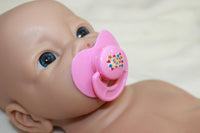 Thumbnail for Mini Pacifier Custom Made for Preemie Dolls In My Shop, Custom Size Pink Paci