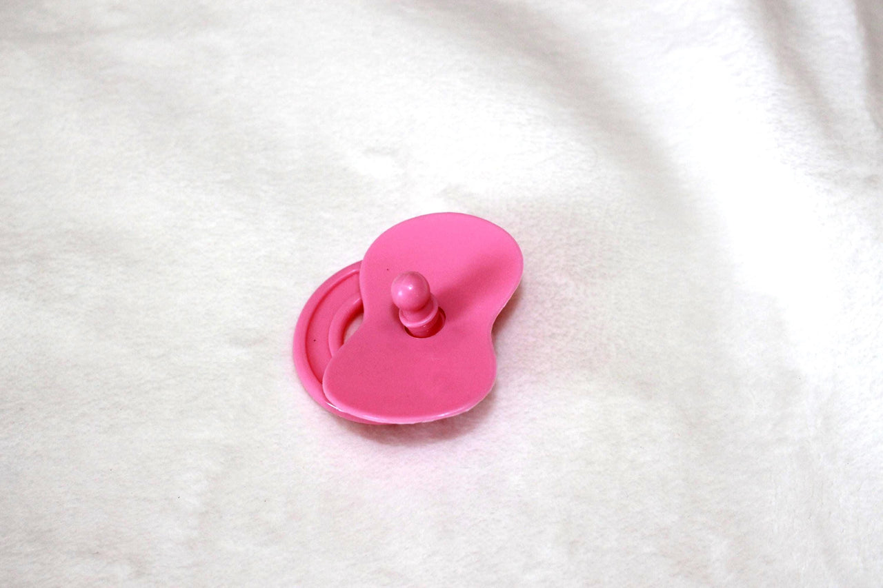 Mini Pacifier Custom Made for Preemie Dolls In My Shop, Custom Size Pink Paci