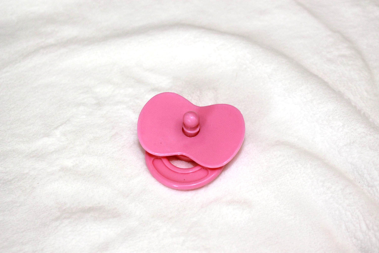 Mini Pacifier Custom Made for Preemie Dolls In My Shop, Custom Size Pink Paci