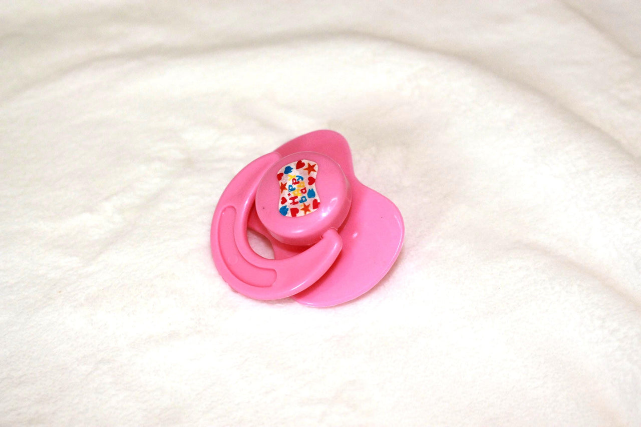Mini Pacifier Custom Made for Preemie Dolls In My Shop, Custom Size Pink Paci