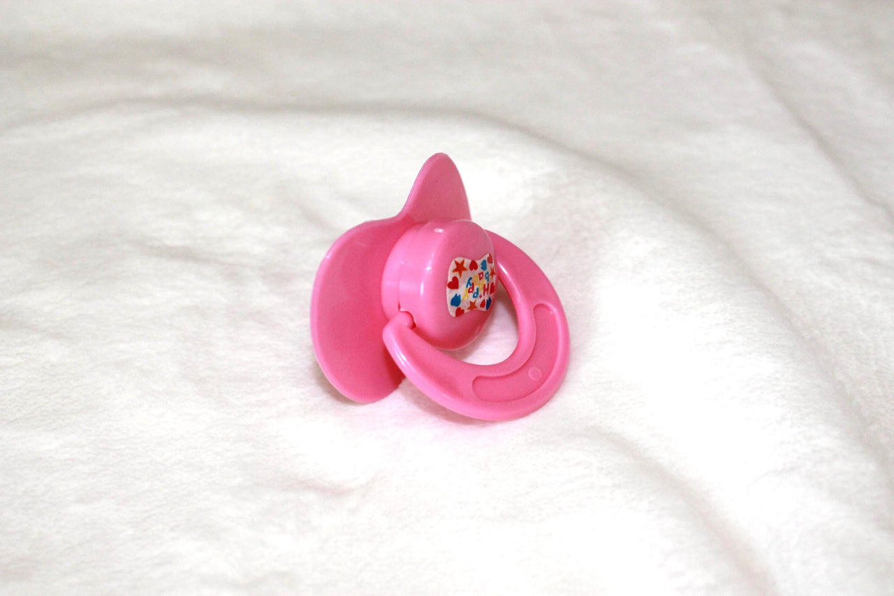 Mini Pacifier Custom Made for Preemie Dolls In My Shop, Custom Size Pink Paci