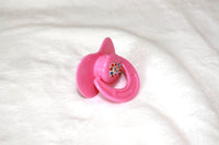 Thumbnail for Mini Pacifier Custom Made for Preemie Dolls In My Shop, Custom Size Pink Paci