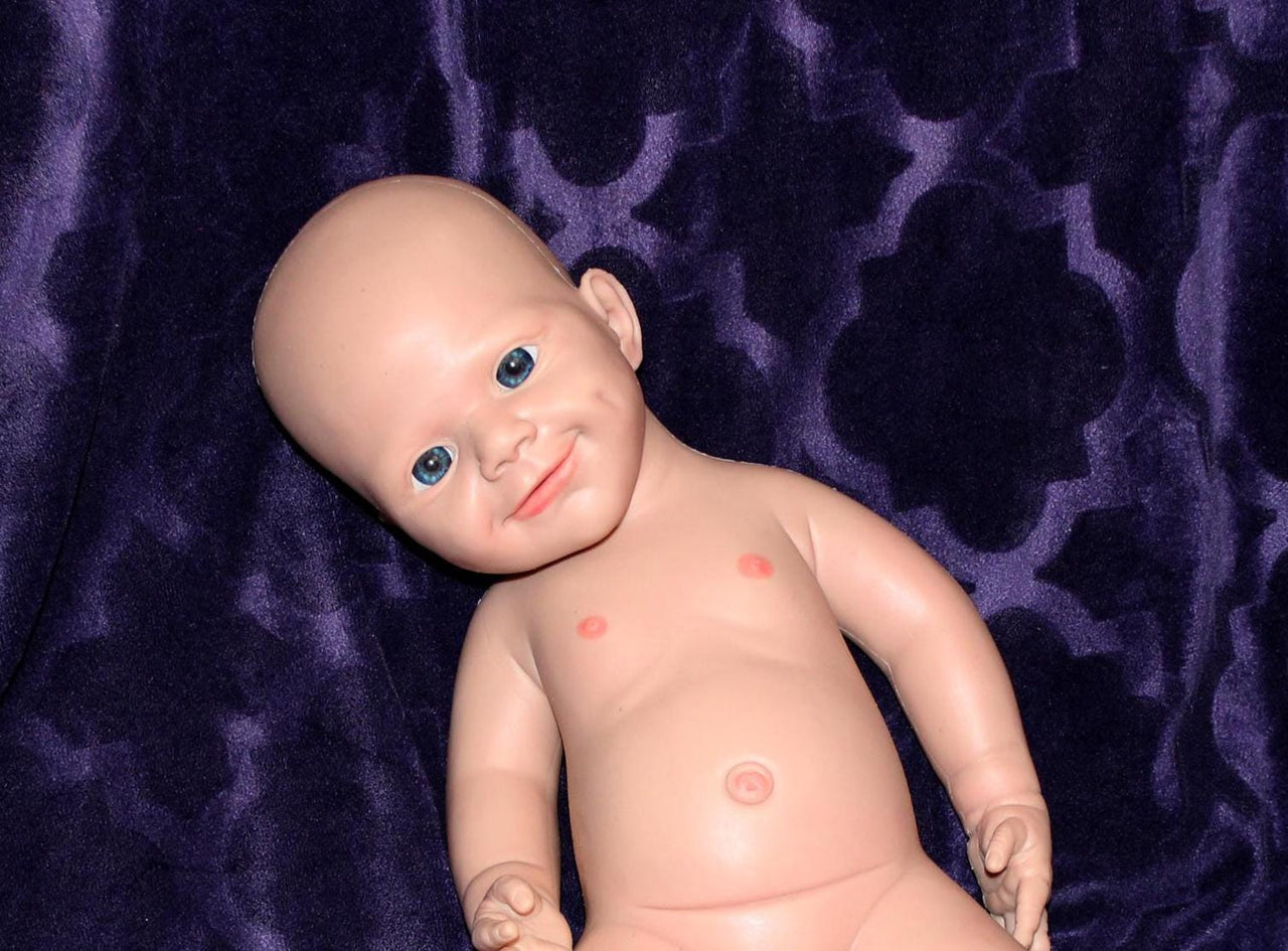 Full Silicone Doll Squishy Body Reborn Platinum Silicone Dolls Realistic Newborn Real Lifelike Weighted Babies Bathtub Baby 18 inches 6 pounds