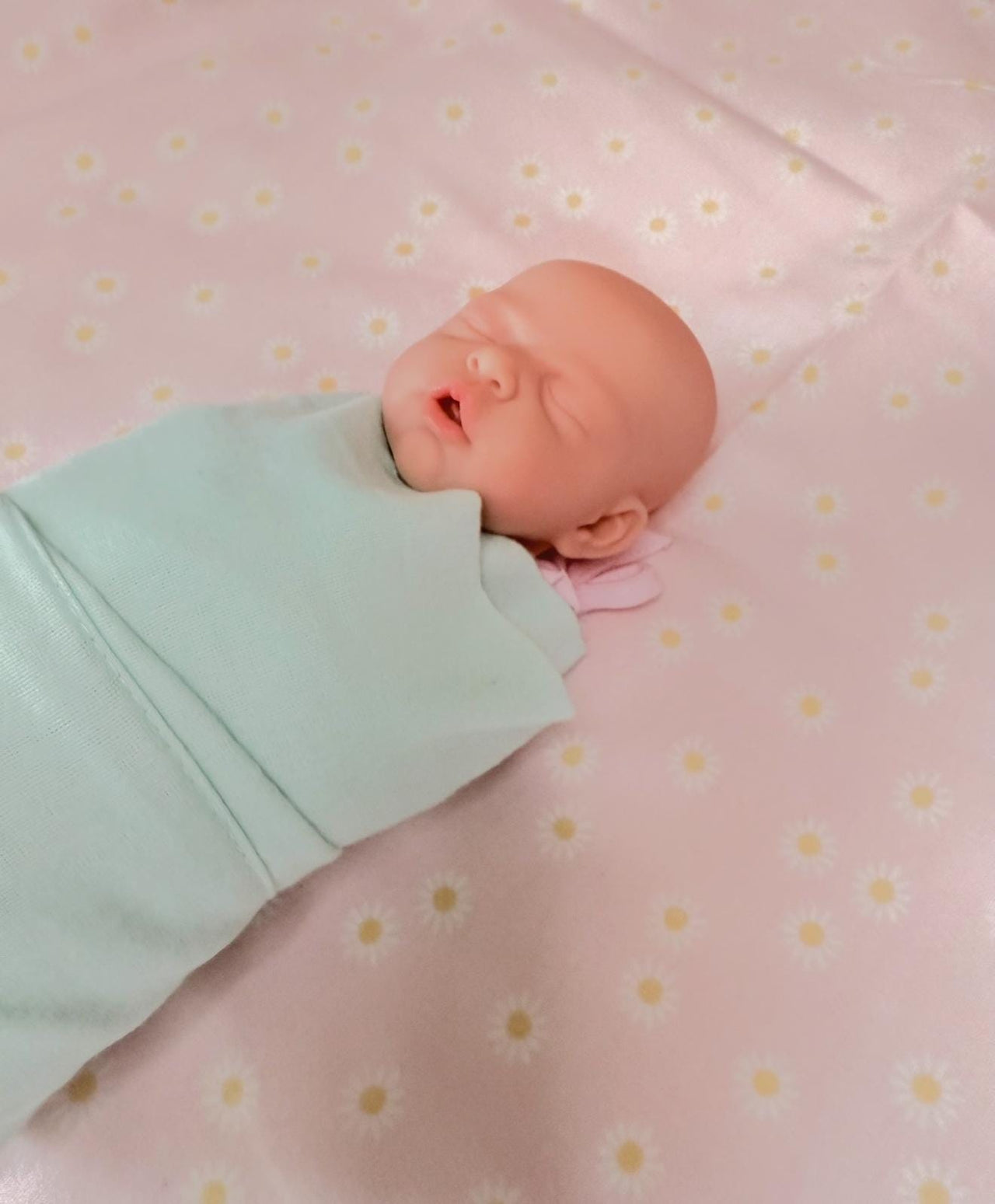 12" Preemie Full Silicone Reborn Doll – Squishy Platinum Silicone Body
