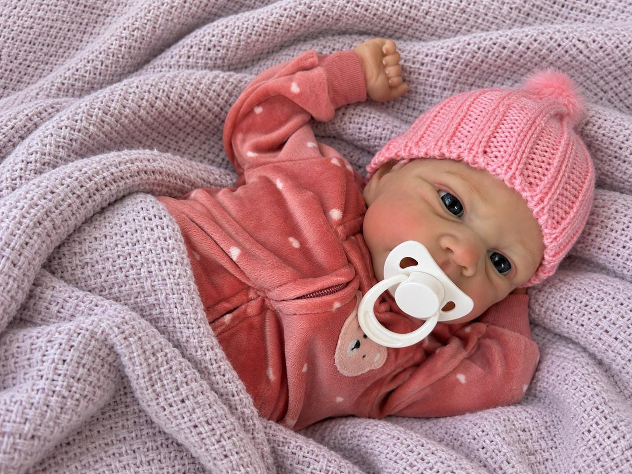 Lifelike Reborn Baby Doll: 16" Weighted Newborn, Soft Vinyl