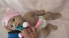 17" Platinum Silicone Reborn Doll: Weighted, Open Mouth, Realistic Baby