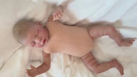 17" Sleeping Reborn Baby Doll: Handmade Lifelike Newborn