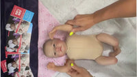 Weighted Reborn Doll: 19" Lifelike Baby Doll for Therapy & Collecting