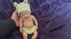 Micro Silicone Reborn Baby Doll Full Body Reborns Preemie 9 oz. 7 inch Silicone Reborn Mini Dolls Lifelike Miniature Realistic Doll for Gift