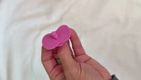 Mini Pacifier Custom Made for Preemie Dolls In My Shop, Custom Size Pink Paci