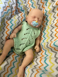 Thumbnail for Micro Silicone Reborn Baby Doll Full Body Reborns Preemie 9 oz. 7 inch Silicone Reborn Mini Dolls Lifelike Miniature Realistic Doll for Gift