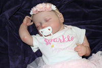 Thumbnail for Sparkle Princess Dress, 8 Pounds Weighted Newborn, Lifelike Reborn Baby Doll 20 inch Baby Girl/Boy Soft Heavy Baby Dolls For Children Child Friendly First Play Dolls