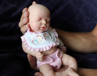 Thumbnail for 12 inches Full Silicone Baby Doll Body Reborn Preemie 2.6lbs Platinum Silicone Dolls Realistic Real Lifelike Weighted Babies Ecoflex Bathtub Kids boy or girl