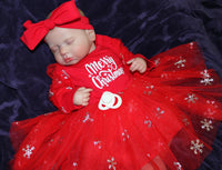 Thumbnail for Christmas Reborn Baby Dolls Merry Christmas Outfit Lifelike Reborn Doll 20” Weighted Newborn Baby Therapy Doll Child Friendly Xmas Gifts NEW